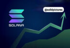 Solana logo & a bullish chart